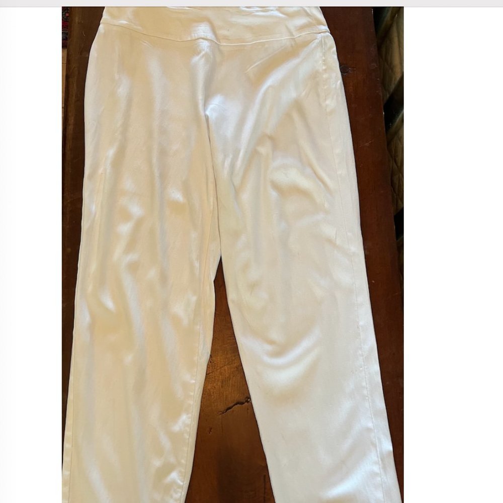Sharon Young Size 8 White Pants